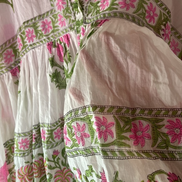 Cotton Block-print Dress - Picture 5 of 7